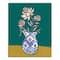 Beige Floral Chinese Vase 16" x 20" Canvas Wall Art